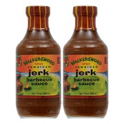 Walkerswood Spicy Jamaican Jerk Barbecue Sauce 500ml (Pack of 2)