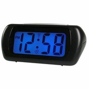 Acctim Auric Silver LCD Alarm Clock