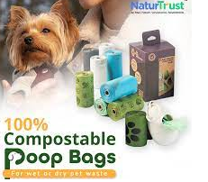 Buy Best Compostable Dog Poop Bags - Naturtrust